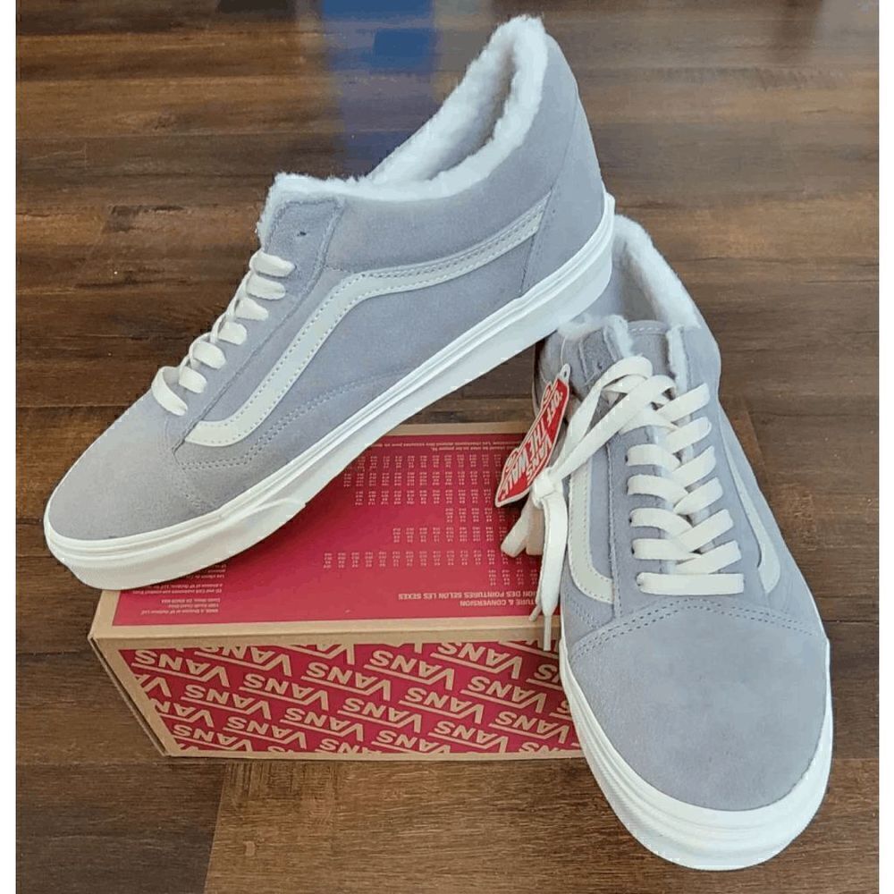vans old skool cozy hug drizzle/mashmal women size 8.5